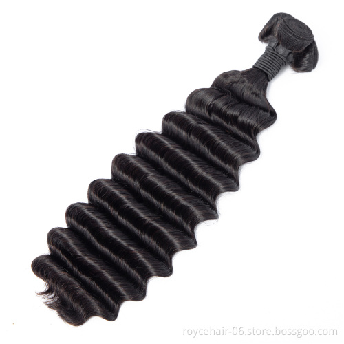 Fumi Super Double Drawn Deep Curly Virgin Hair, Raw Indian Hair Curly Weave Bundles Human Hair Extension